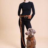 Polka Mocha Townhouse Leash